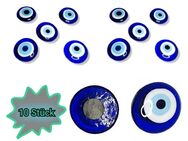 10 Stück Magnetische Glas Nazar Boncuk Rund mit Magnet Dekoration Auge Deko Blau 12,90 €* - Villingen-Schwenningen