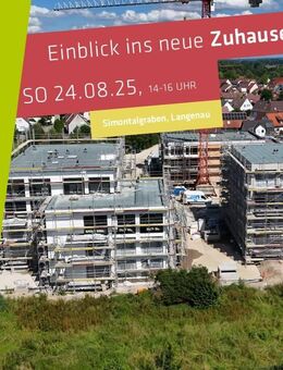 2,5-ZIMMER ETW IM 1. OG MIT BALKON - "WOHNEN IM PARK" IN LANGENAU - B06 - Langenau