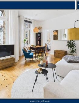 Sofort bezugsfrei: Charmante Altbauwohnung mit Balkon in ruhiger Innenhoflage von Wiesbaden-Mitte - Wiesbaden