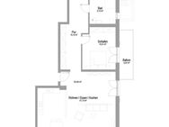 3-Zimmer-Wohnung mit großzügigem Wohnbereich und zwei Balkonen! - Dombühl