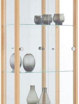 fif möbel Vitrine OPTIMA Standvitrine, Vitrinenschrank, Glasvitrine, Sammlervitrine, LED