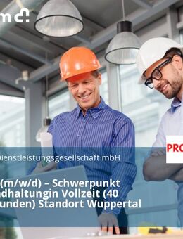 Architekt (m/w/d) – Schwerpunkt Bauinstandhaltungin Vollzeit (40 Wochenstunden) Standort Wuppertal - Wuppertal