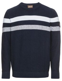 Man's World Rundhalspullover Bis Größe 5 XL in melierte Optik