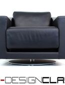 wie neu, Rolf Benz 350 Lounge Chair / Sessel drehbar mit premium Leder, Neupreis 2900,- Euro inkl. zusätzlicher Leder-Kopfstütze in 46499