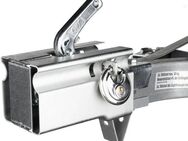 STEMA Kastensicherung Diebstahlsicherung Safety-Box (Packung, 3-tlg., Kastensicherung, Riegel, Schloss), Für Anhänger im abgekuppelten Zustand
