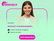 Referent/-in Mediendidaktik (m/w/d) - Frankfurt (Main)