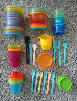 Aufbewahrungsschälchen, Trinkbecher, Löffelchen und Einzelteile - Münster (Hessen)