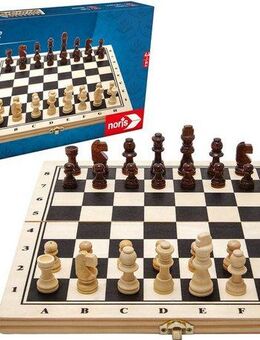Noris Spiel Deluxe Holz Schach