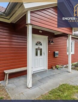 Neuwertiger Holzhaus Bungalow mit A+ Energiestandard - ebenerdig, hell, hygge - Hademstorf
