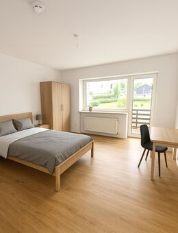 Ruhig wohnen, möbliert leben - helles Zimmer in 2er WG in Vorhalle, Hagen WG (1/2) - Hagen (Stadt der FernUniversität)