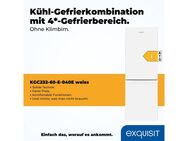 exquisit Kühl-/Gefrierkombination KGC232-60-E-040E, 142,2 cm hoch, 50 cm breit, 173 L Volumen, 4 Sterne Gefrieren