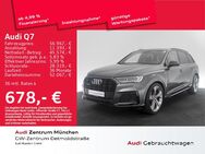 Audi Q7, 60 TFSI e qu S line Laser Kameras, Jahr 2020 - München