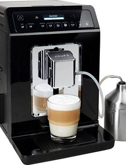 Krups Kaffeevollautomat EA8918 Evidence, OLED-Display, 12 Kaffee- und3 Tee-Variationen, 2-Tassen Funktion