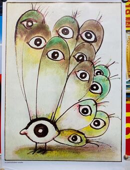 Seltenes Plakat Andre Francois "La Communication visuelle" 1979e - Köln
