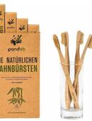 Pandoo Kinderzahnbürste Bambus (4er Set) in 70599