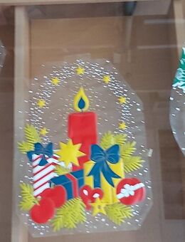 Weihnachts-Fenster-Folien, 3 große Ausführungen - Simbach (Inn) Zentrum