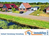 Traumhaft wohnen: Kernsanierte Erdgeschosswohnung mit Garten & Garage in Wiekenlage von Wiesmoor - Wiesmoor