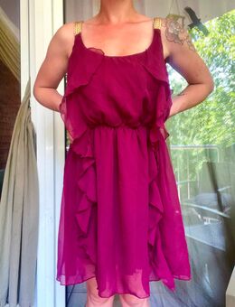 Rotes Sommerkleid / Größe 38 - Wipperfürth (Hansestadt)