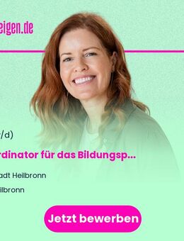 Koordinator (m/w/d) für das Bildungsprojekt Demokratieförderung beim Schul-, Kultur- und Sportamt - Heilbronn