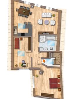 Schön renovierte Dachgeschosswohnung in Ochsenfurt! - Ochsenfurt