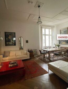 IMMOBERLIN.DE - Generös in Toplage! Stilvolle Stuck-Altbauwohnung mit Südbalkon & Lift - Berlin