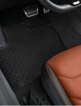 VW Touran Gummifußmatten "Plus" titanschwarz *Borgmann* - Krefeld