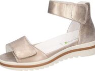 Waldläufer HAKURA Sandale, Sommerschuh, Sandalette, Keilabsatz, in Komfortweite H (sehr weit)
