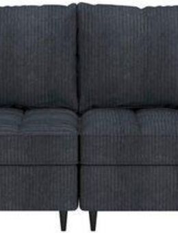 Dorel Home Ecksofa LINDHUS, L-Form, verschiedene Stellvarianten, Loungesofa, Schlaf-Liege, Modulsofa, Recamiere, großer Bettkasten, Cord, Chenille