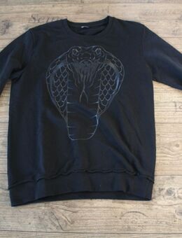 Herren Pullover Key Largo Sweatshirt Herrenpulli L- XL Herrenpullover bestickt Snake Cobra tiefschwarz - Neuenhagen (Berlin)