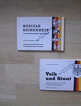 Volk und Staat. Zahlenbild-Sonderheft v. 1969, Erich Schmidt Verlag - Rosenheim