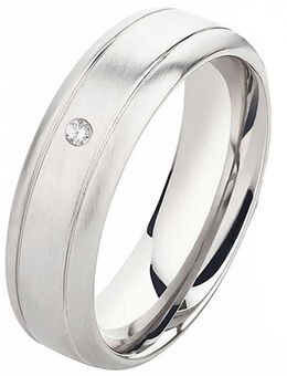 Damenring Edelstahl DE198 mit Stein - Aholming