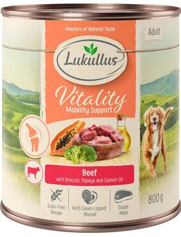 Unterstützung der Beweglichkeit: Rind (getreidefrei) - 6 x 800 g