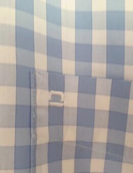 NEU * Edel * Business * Freizeit * Vichy- Karo * Langarm * Hemd "Olymp * TENDENZ" Original * Gr. 41- 42/ L * hell-blau * weiß * - Riedlingen
