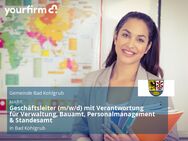 Geschäftsleiter (m/w/d) mit Verantwortung für Verwaltung, Bauamt, Personalmanagement & Standesamt - Bad Kohlgrub