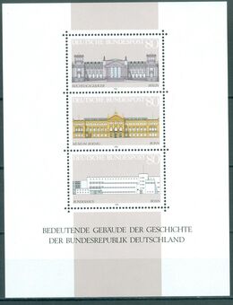 Bund postfrischer Block Nr. 20 (1287-89) - Porta Westfalica Zentrum