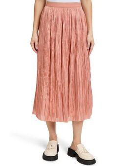 Cartoon Midirock Cartoon Damen Plisseerock mit offenem Saum Material