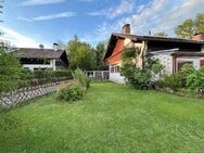 Sonnige, hochwertige DHH mit eigenem Zugang zur Mangfall - Photovoltaik, Luxus Einbauküche, Sauna, Hobbyraum, Süd-Garten, überdachte Terrasse, Garage - Feldkirchen-Westerham