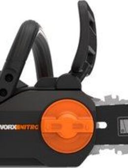 Worx Akku-Kettensäge WG350E Nitro Profi, 30 cm Schwertlänge, leistungsstarke Holzsäge, 10m/s, inkl. Akku und Ladegerät
