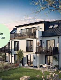 RESERVIERT ! Höchste Wohnqualität! - Große Gartenwohnung mit Sonnenterrasse und taghellem Souterrainbereich - München