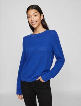 Vila Rundhalspullover VIDALO O-NECK L/S KNIT TOP- NOOS