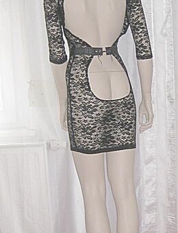 Designer Kleid Rückenfrei Gr. 34/36 - Worms