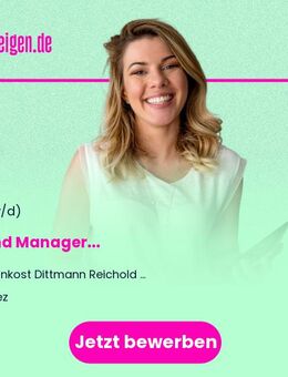(Junior) Brand Manager (m/w/d) - Diez