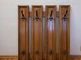Wandgarderobe aus Eiche – 4-teilig, rustikal & massiv in 46049