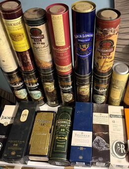 50 verschlossene Whisky Flaschen in originaler Verpackung - Hennef (Sieg)