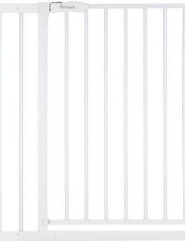 Hauck Türschutzgitter Open N Stop 2 Set inklusive Verlängerung 21 cm, White, auch als Treppenschutzgitter verwendbar, 96-101 cm