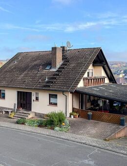 Zweifamilienhaus mit Werkstatt, Garage und Garten mit Weitblick - Hausen (Landkreis Miltenberg)