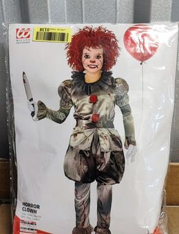 Kinderkostüm für Halloween Horrorclown Größe 158 - Mannheim