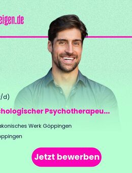 Psychologischer Psychotherapeut (m/w/d) für unsere Suchtberatungsstelle - Göppingen