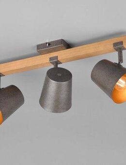 TRIO Leuchten Deckenstrahler Bell, Leuchtmittel wechselbar, ohne Leuchtmittel, Warmweiß, Spot 3-flammig zur Wand- und Deckenmontage / Leuchtmittel frei wählbar