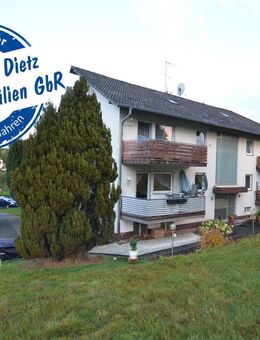 DIETZ: 2-Zimmer-Dachgeschosswohnung mit Einbauküche und Balkon! - Lützelbach